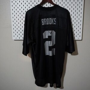 Reebok NFL Art Brooks #2 Football Jersey Black Mens XL Equipment Players Inc‎